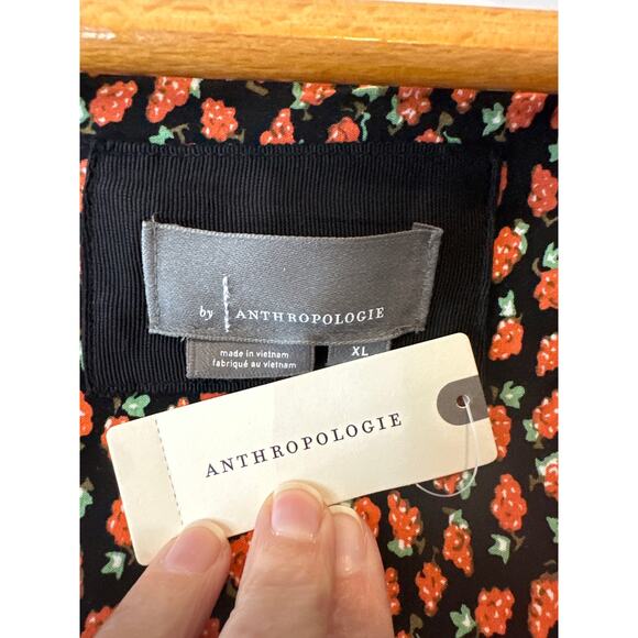 Anthropologie NWT Cecily Sweetheart Fit & Flare Raspberry Midi Dress XL - Picture 5 of 11